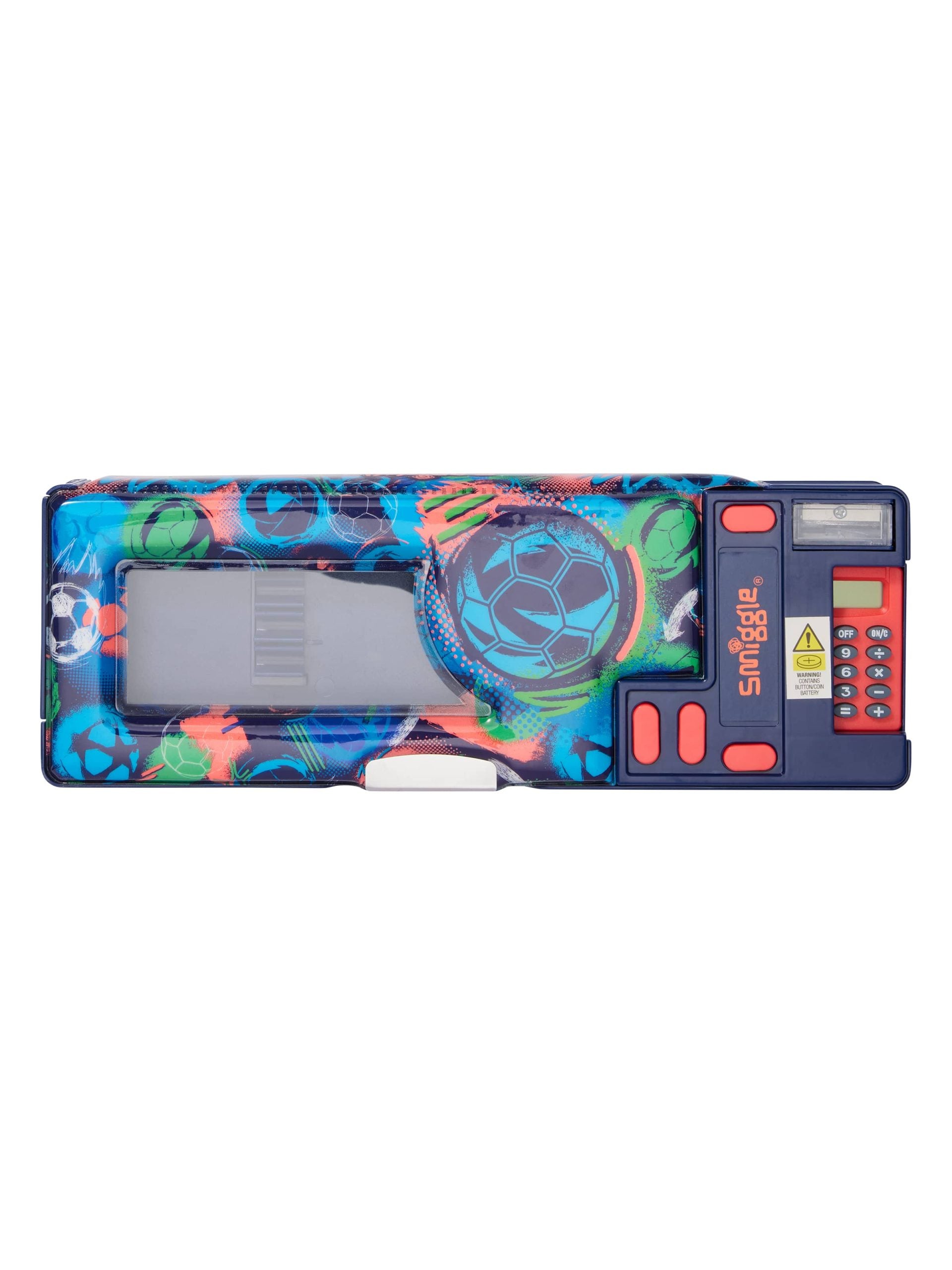 Smiggle - Limitless Hesap Makineli Otomatik Kalem Kutusu-Dinossi