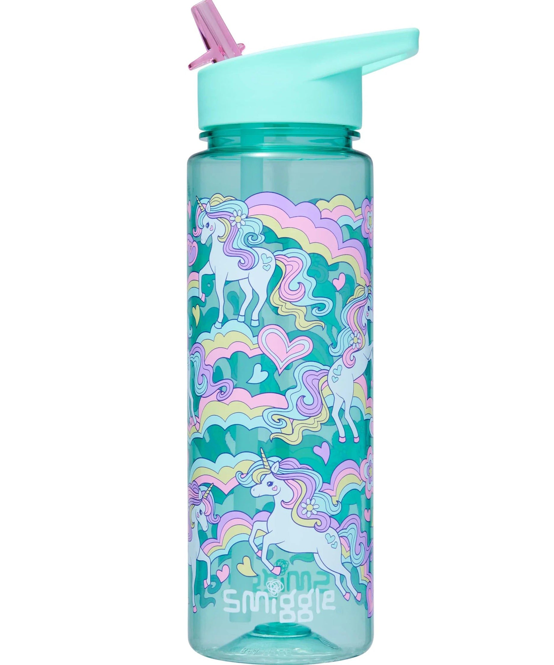 Smiggle - Limitless BPAsız 650ML Pipetli Suluk-Dinossi