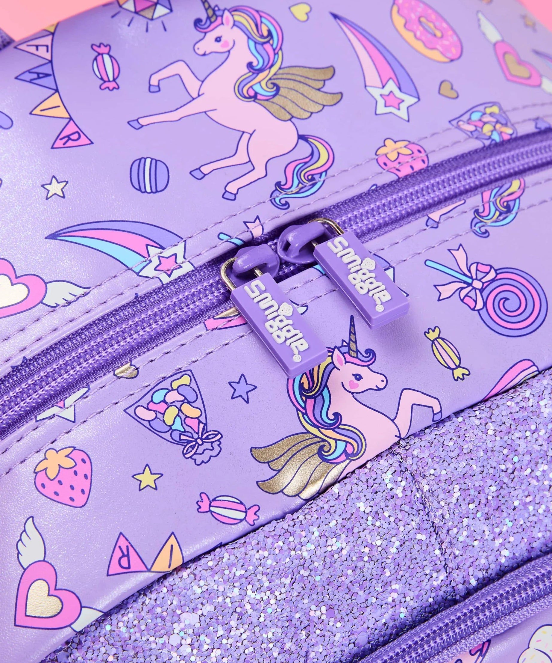 Smiggle - Fun Fair Klasik Okul Sırt Çantası-Dinossi