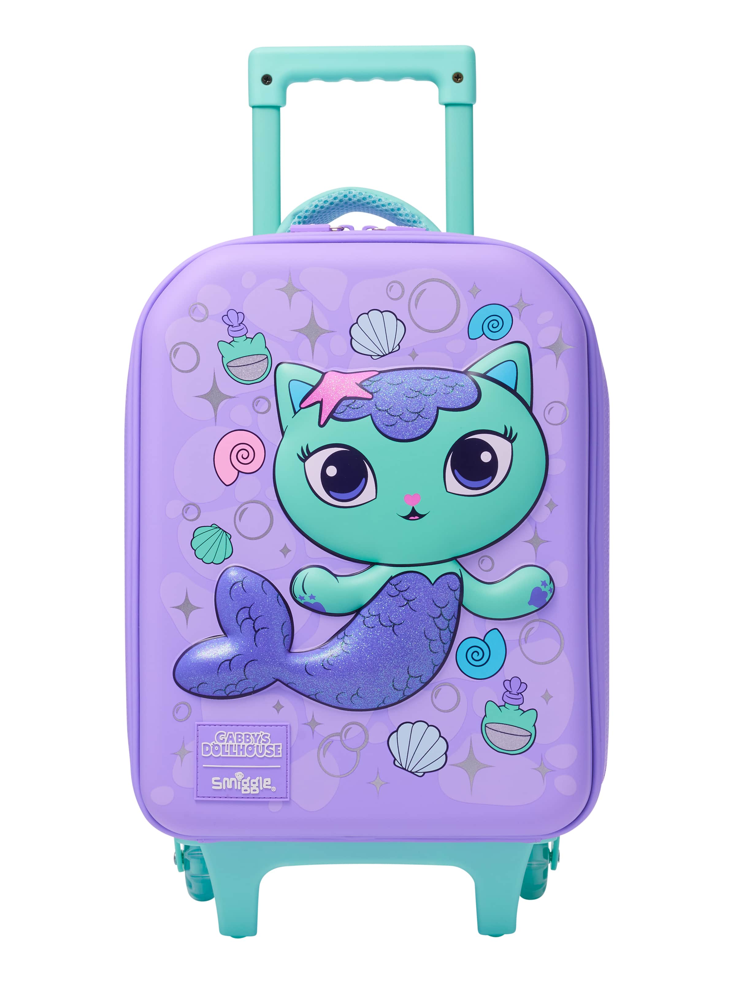 Smiggle - Gabbys Dollhouse Seyahat ve Okul Çekçekli Valiz Çantası-Dinossi