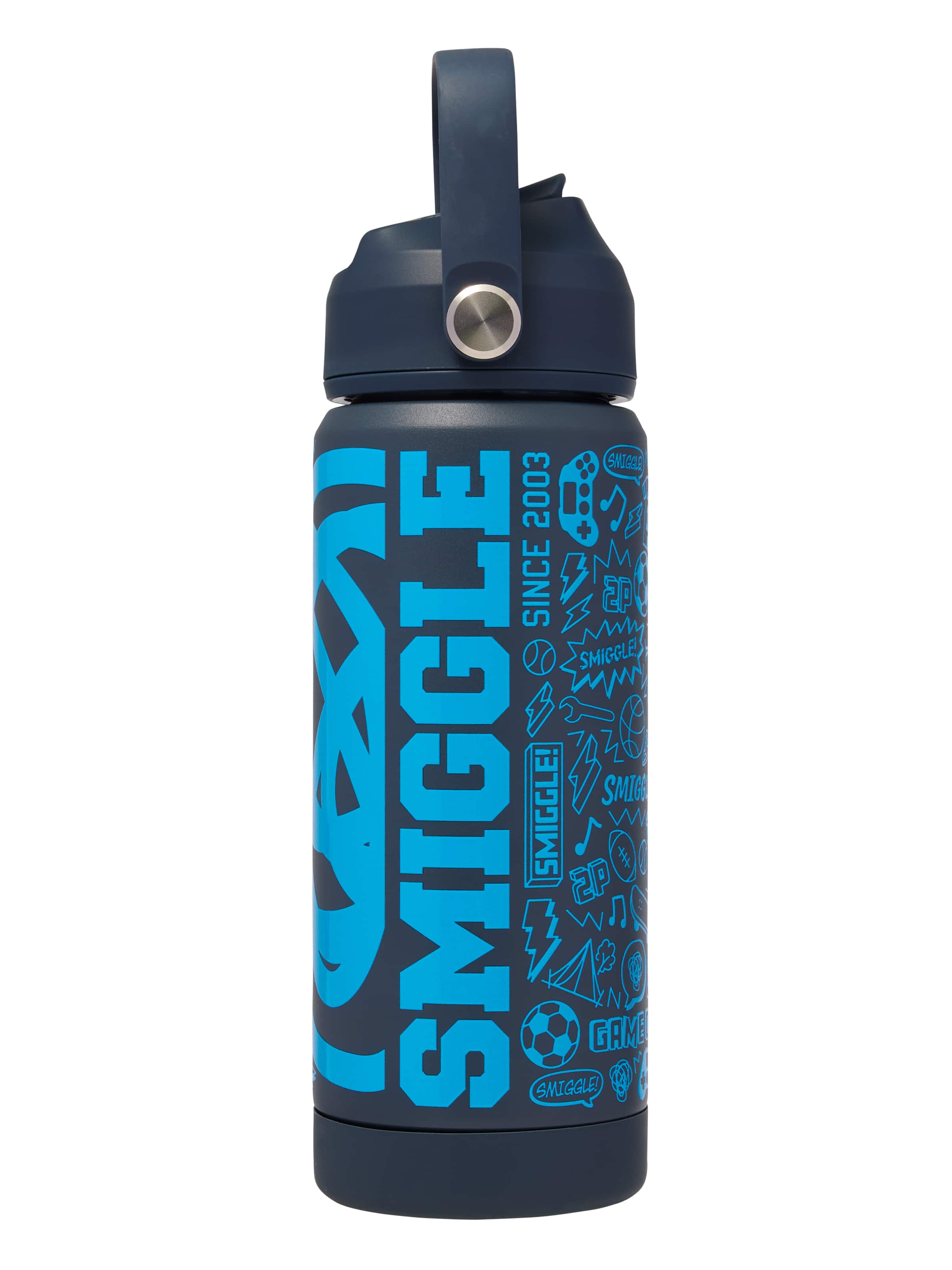 Smiggle - Squiggle Yalıtımlı Paslanmaz Çelik İçecek Şişesi 550Ml