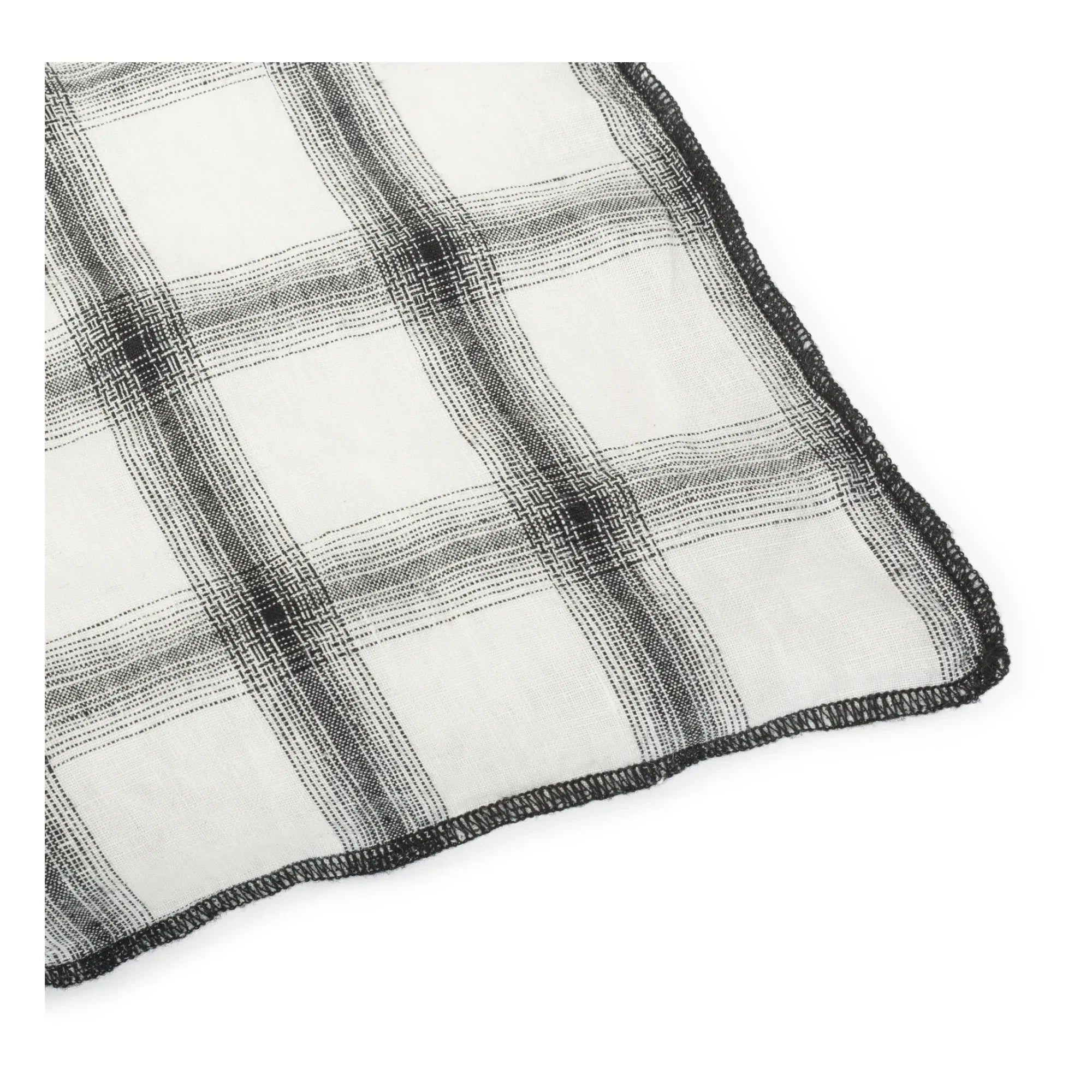 Le Monde Sauvage – Highland Washed Leinen-Bettbezug | Weiß
