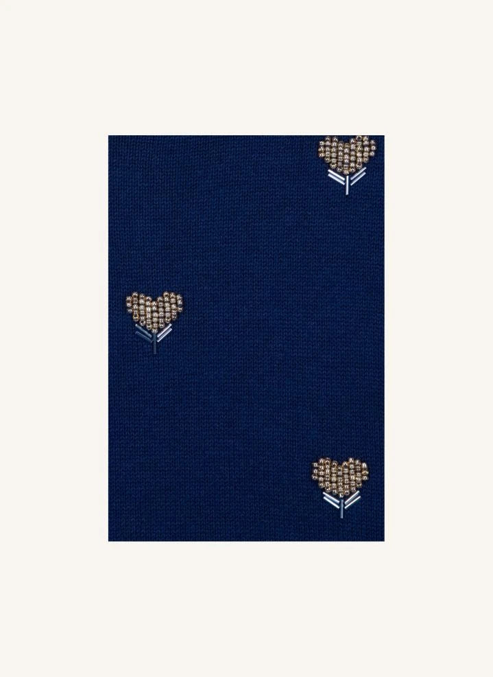 Bonton - Lovely Hearts Kazak | Lacivert