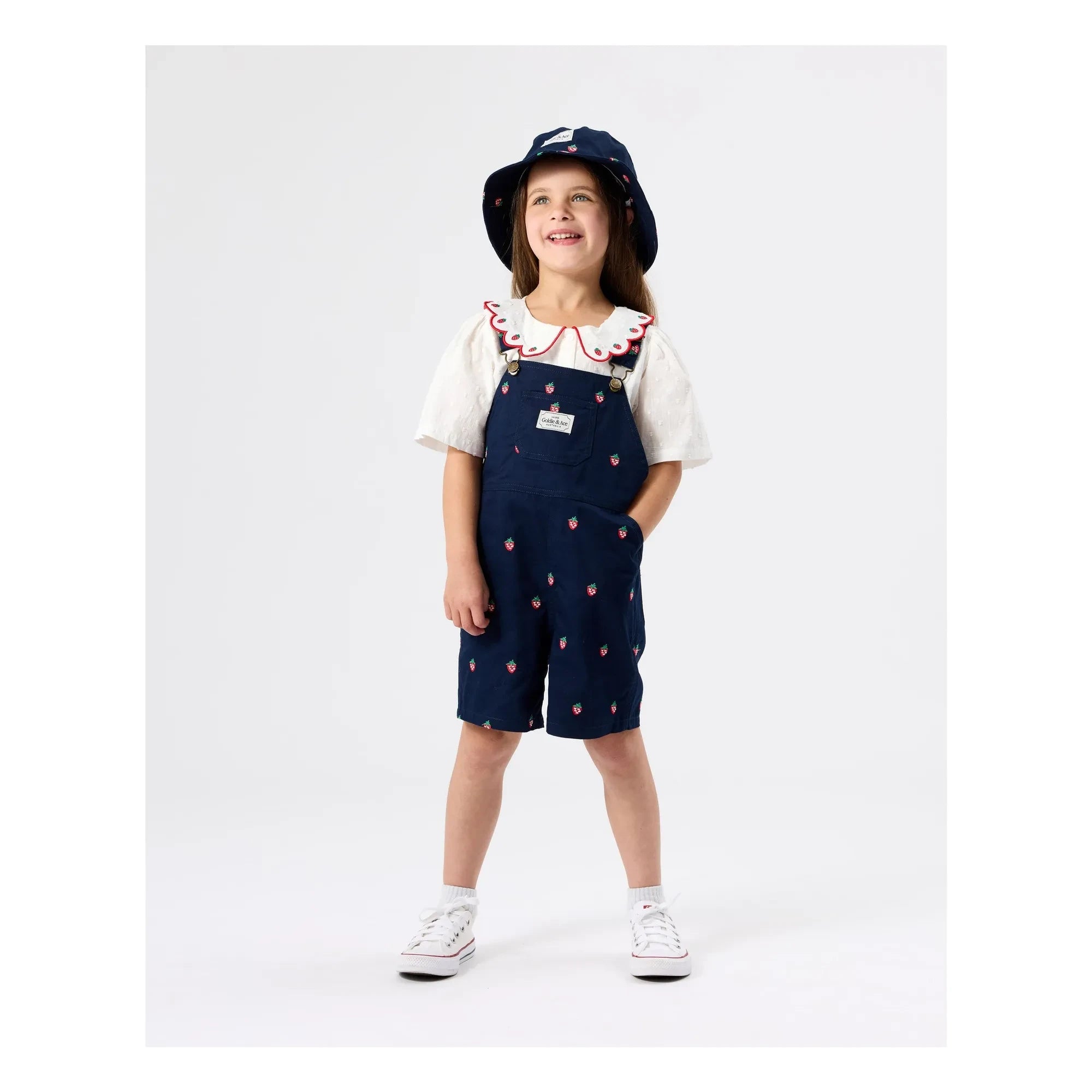 Goldie + Ace - Strawberry Bob | Navy Blue