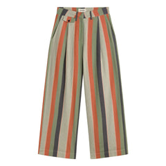 Thinking Mu - Pat Gestreifte Hose Bio-Baumwolle | Orange