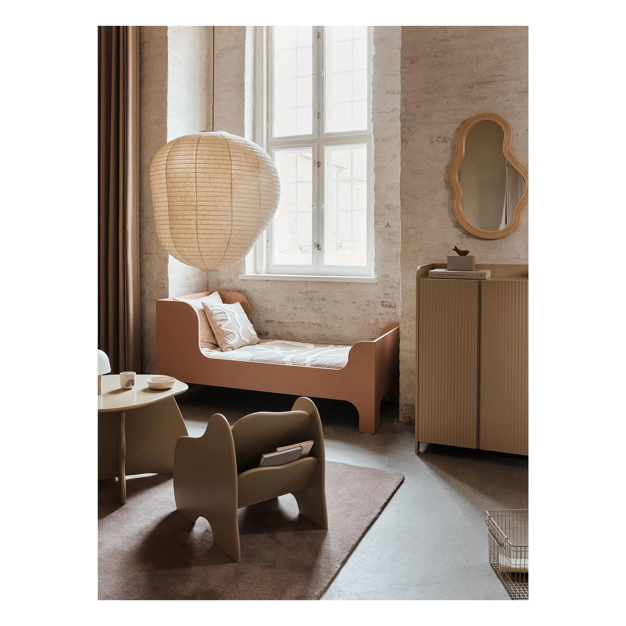 Ferm Living Kids - Sill Juniorbett | Dusty Rose