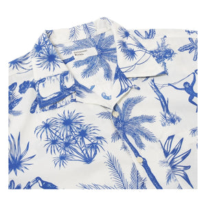 Universal Works - Chemise Camp Jungle Toile | Beyaz