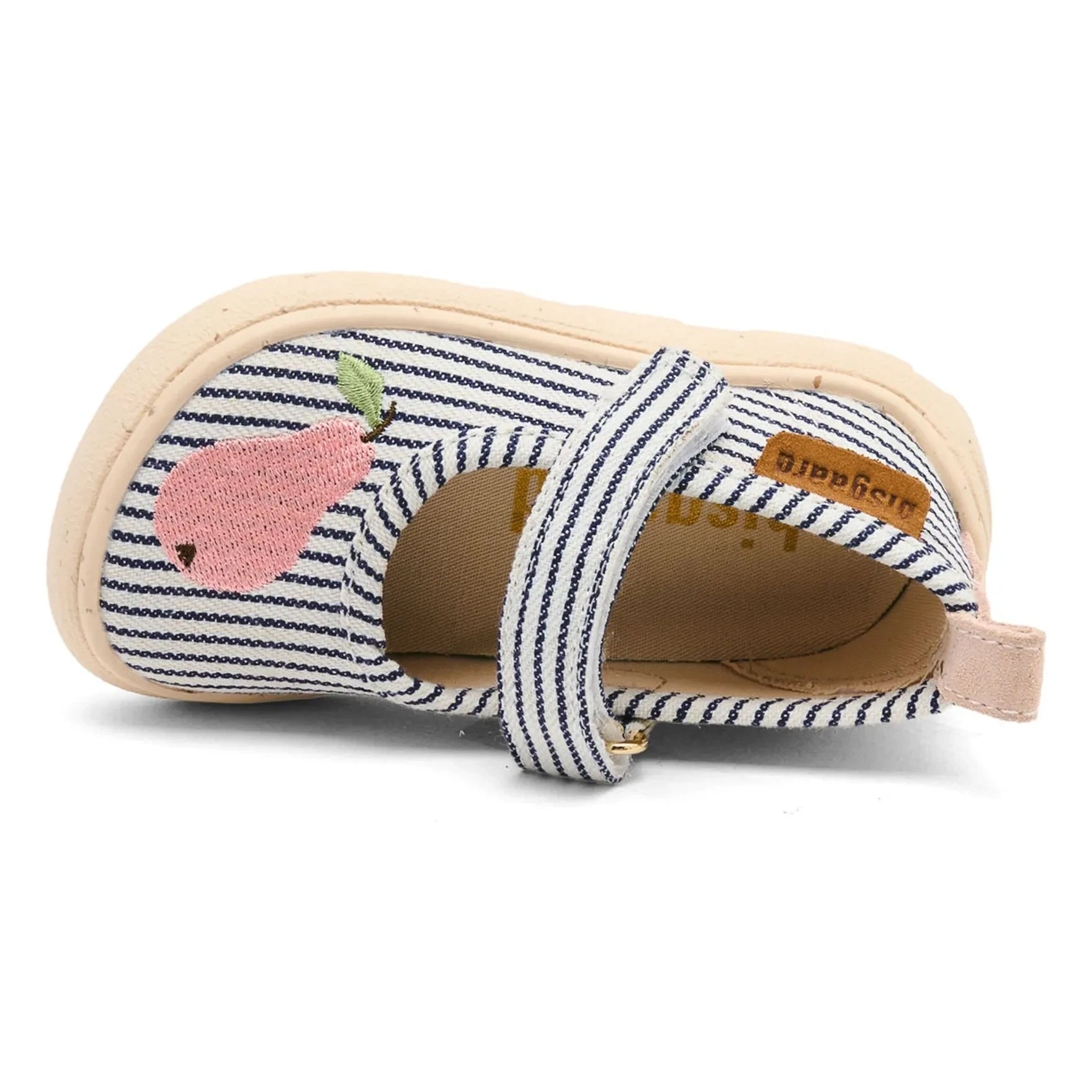 Bisgaard - Teal Striped Scratch Slippers