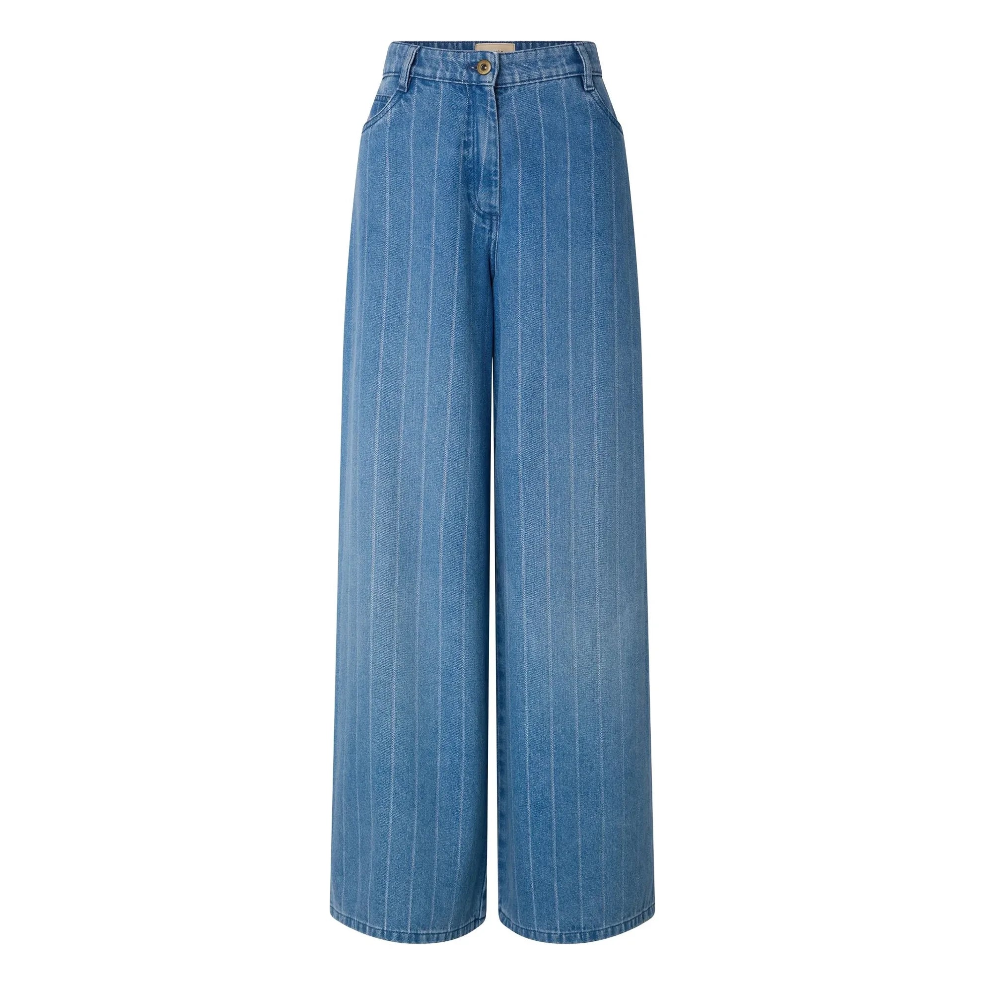 Sessùn - Dalt Cotton Striped Jeans | Blue