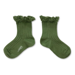 Collégien - Lili Lace Ruffled Socks | Avocat