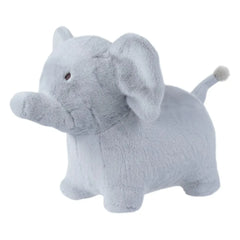 Wild & Soft - Hüpfender Elefant | Hellgrau