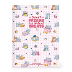 Legami - Resimli Sert Kapaklı Çizgili B5 Defter - Kitty