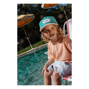 Hello Hossy - Trucker Garden Joy Kavisli Vizörlü Şapka Geri Dönüştürülmüş Lifler | Yeşil