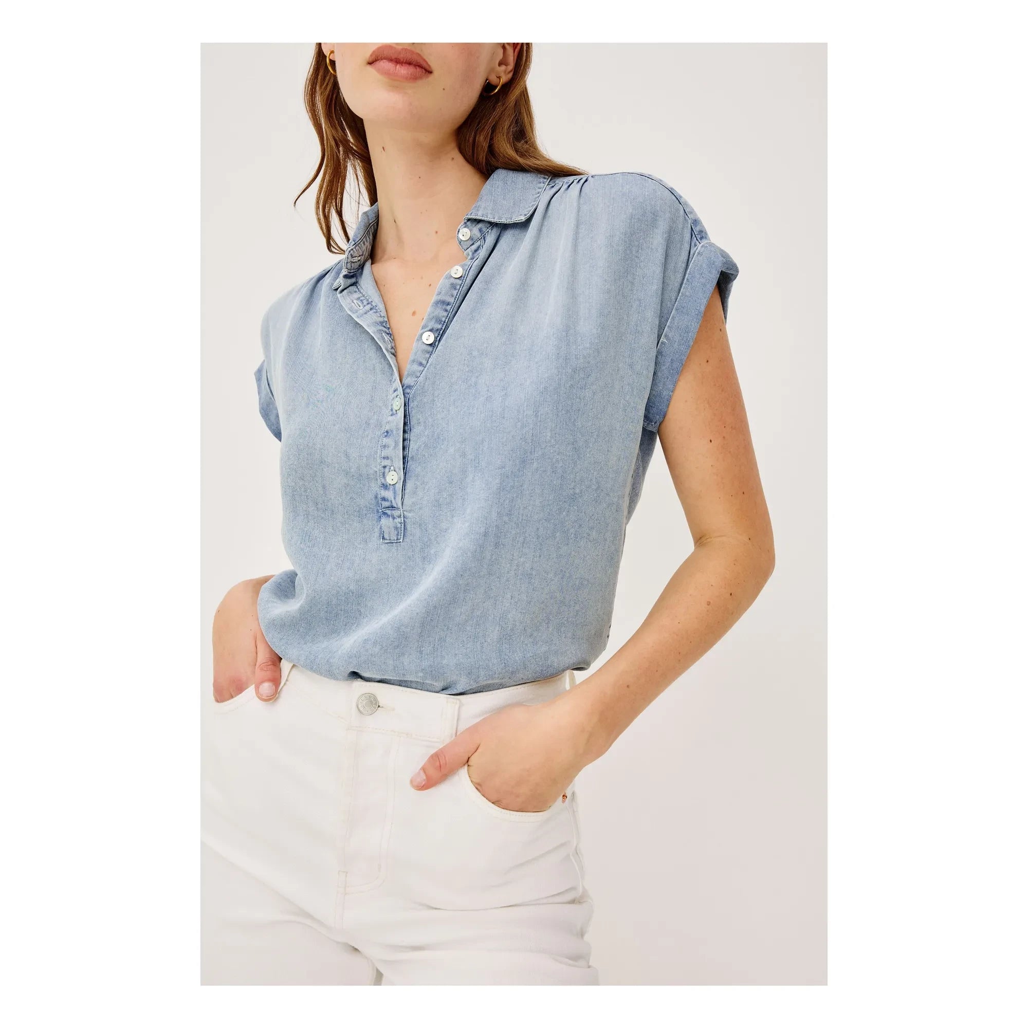 Rails - Tuscany bluz | Denim mavi