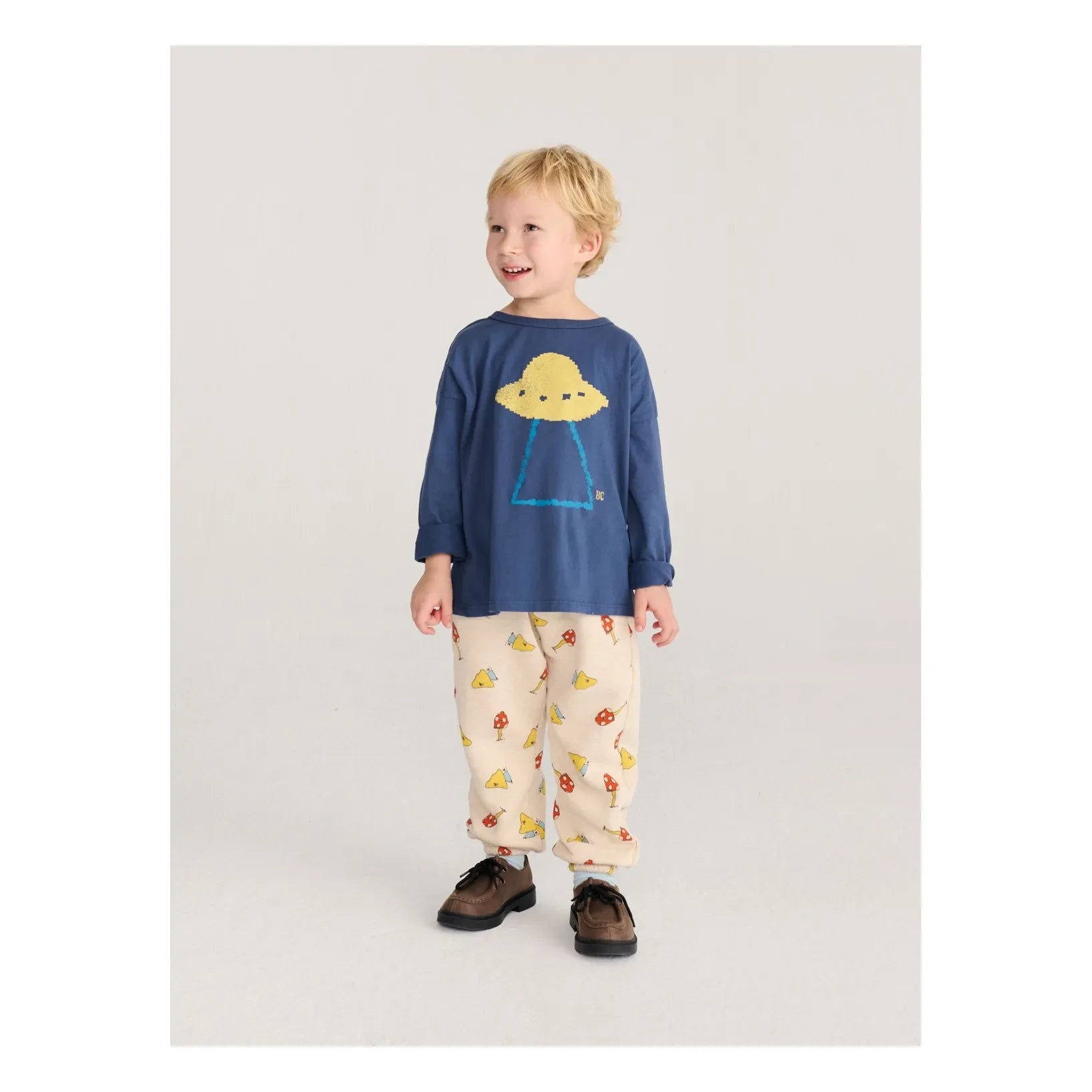 Bobo Choses - Organik Pamuk Mantar Jogger | Ecru