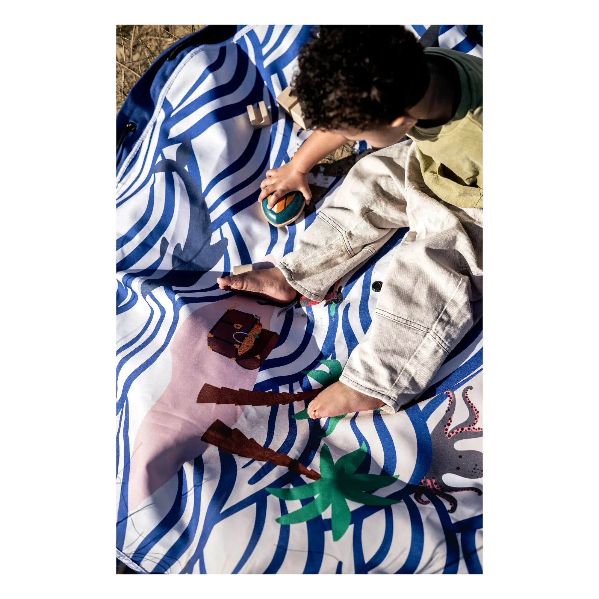 Play and Go - Noomad outdoor çanta / mat - Pirate | Mavi