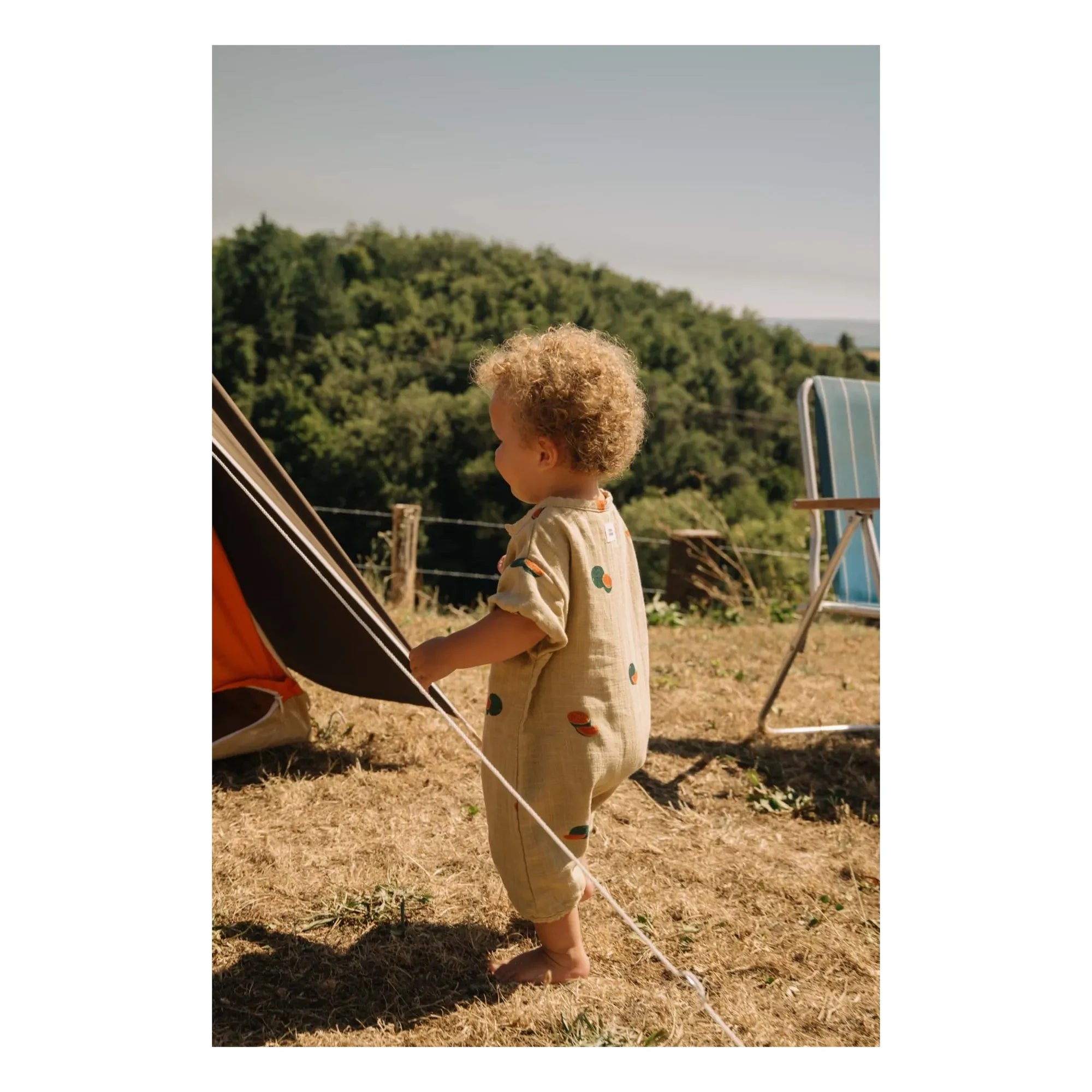 Studio Bohème - Bebecito Kombishort Wassermelone Bio-Baumwolle | Salbei