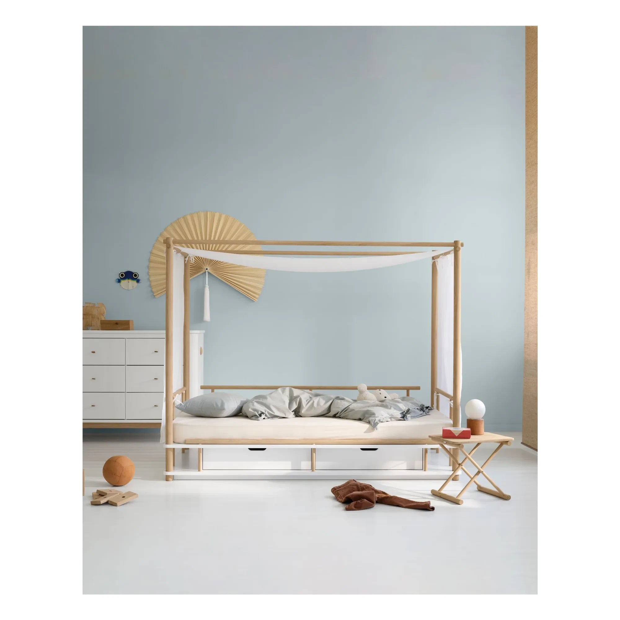 Oliver Furniture - Meşe çocuk karyolası