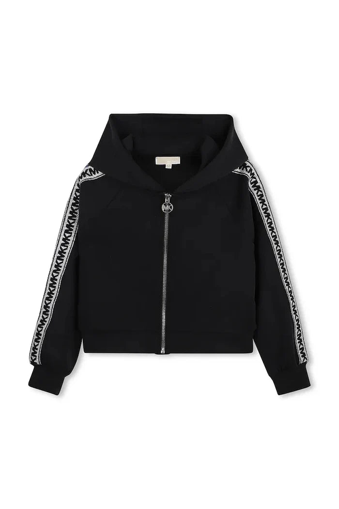 Çocuklar için fermuarlı ve kapüşonlu sweatshirt