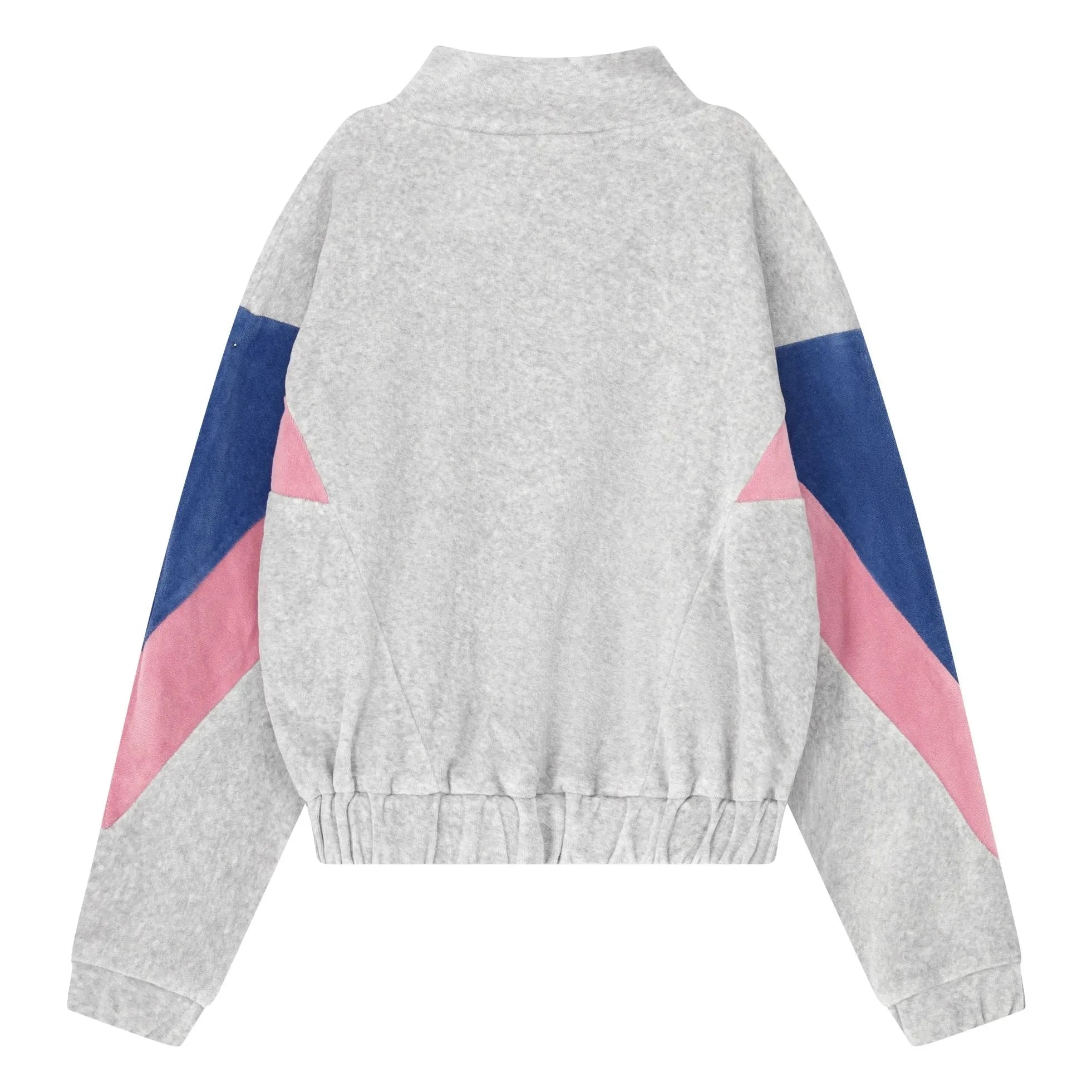 Cos I Said So - Farbblock-Jacke aus Bio-Baumwolle | Graumeliert