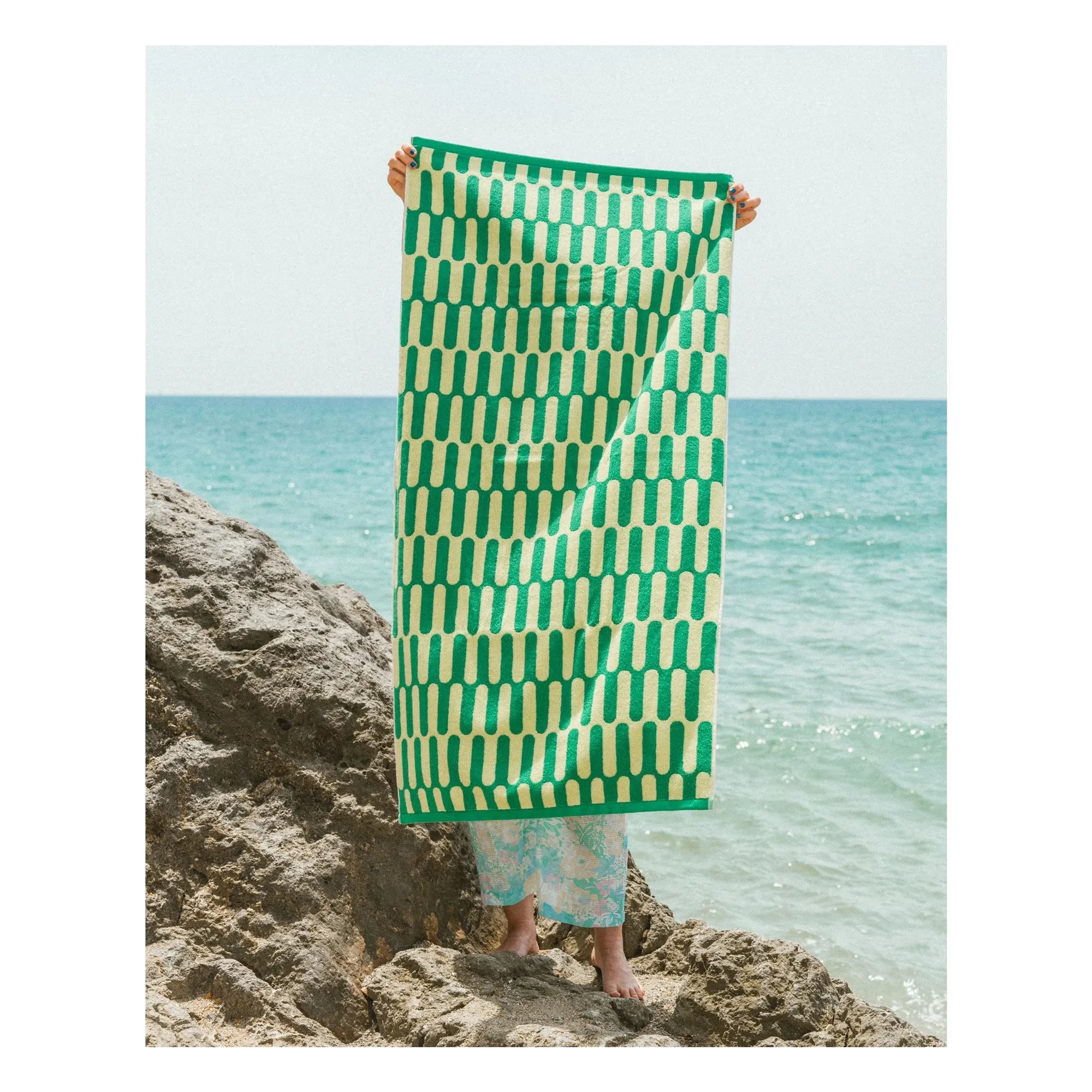 Tarta Gelatina - Paseo Bathroom Towel | Green