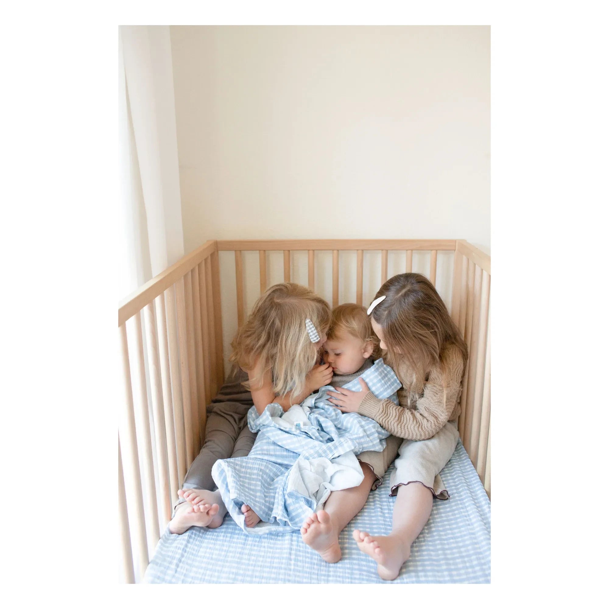 Soft Spot - Organic Cotton Cottage Sheet | Blue
