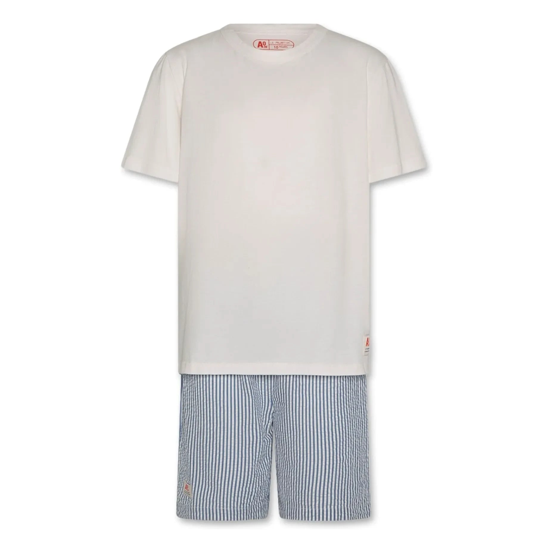 AO76 - Le Pajama Striped Pajamas | Blue