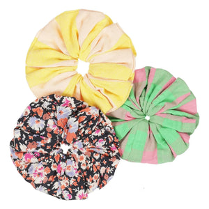 Tumble N'Dry – Haargummi 3er-Pack mit Blumenmotiv | Rosa