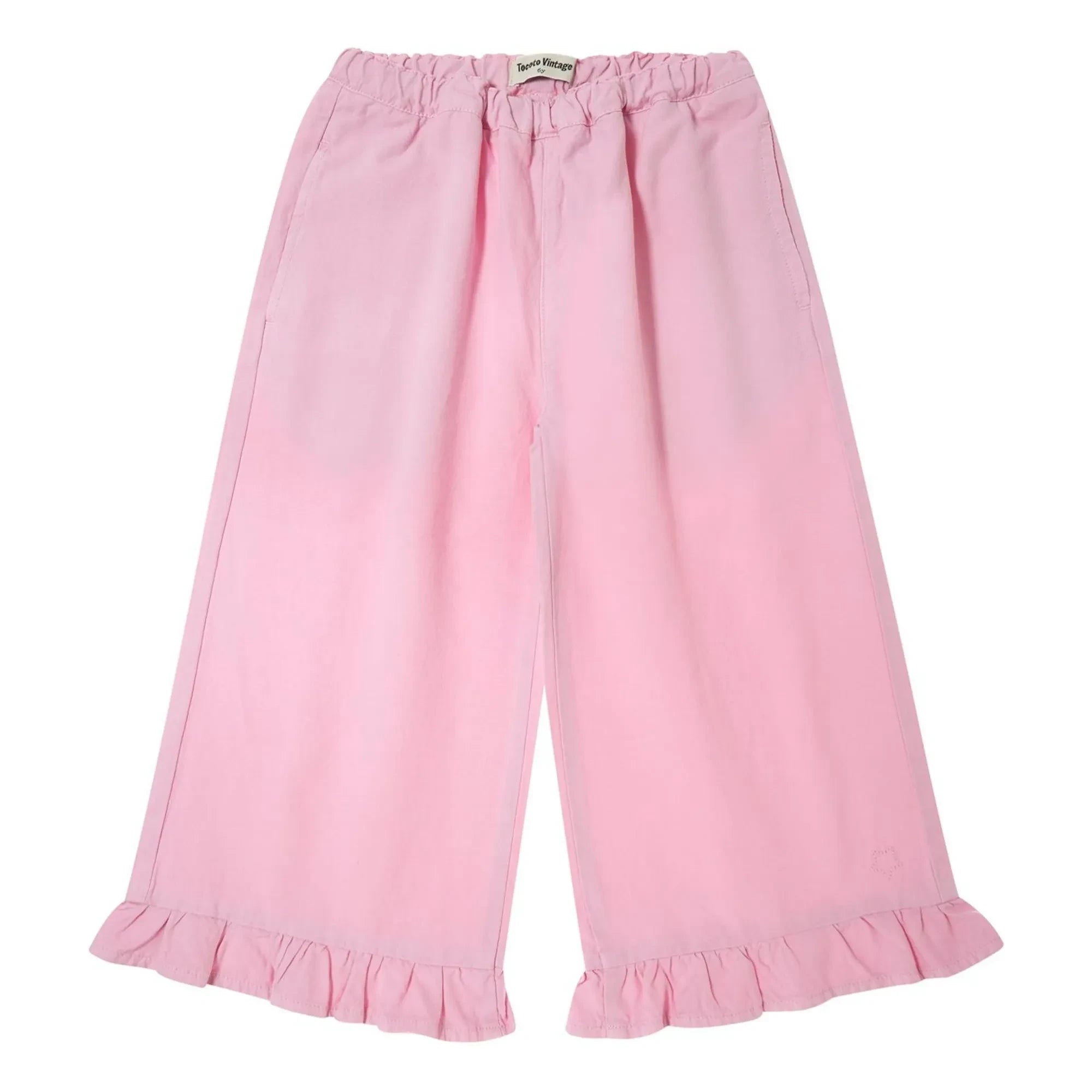 Tocoto Vintage - Ruffled Pants | Lilac