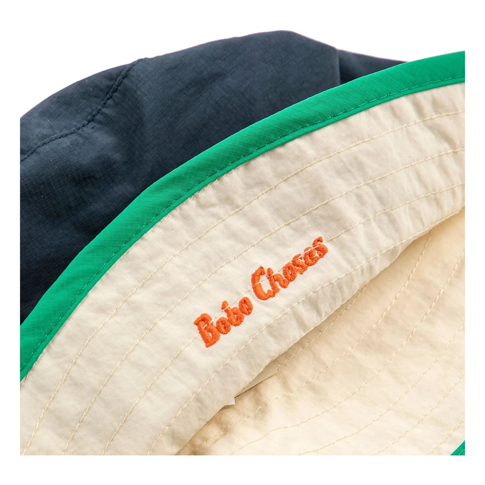Bobo Choses – Mütze aus recycelter Baumwolle mit Farbblock-Design | Blau