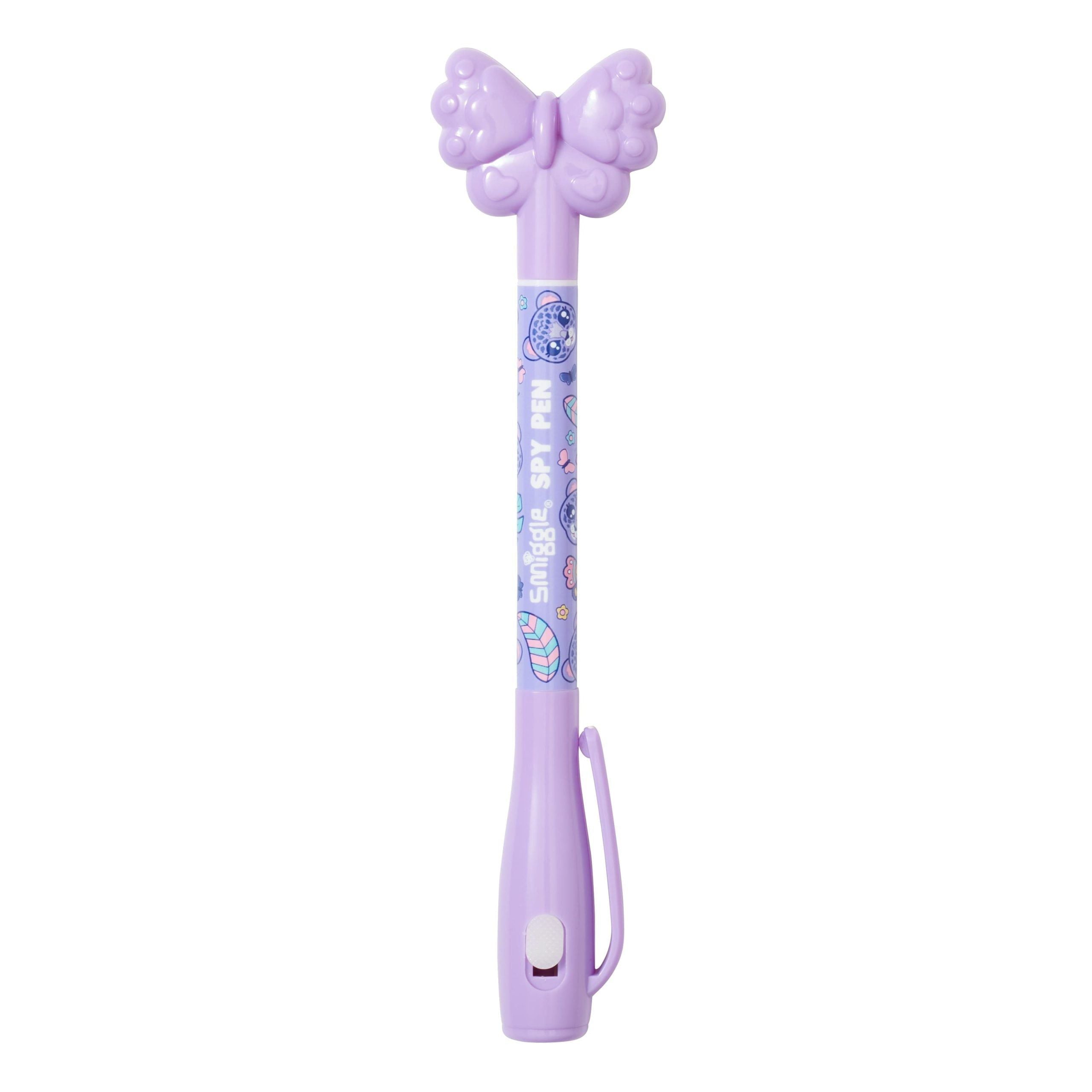 Smiggle - Budz Işıklı Casus Görünmez, Tükenmez Kalem-Dinossi
