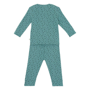 Bonton - Star T-shirt and Leggings Set | Peacock Blue