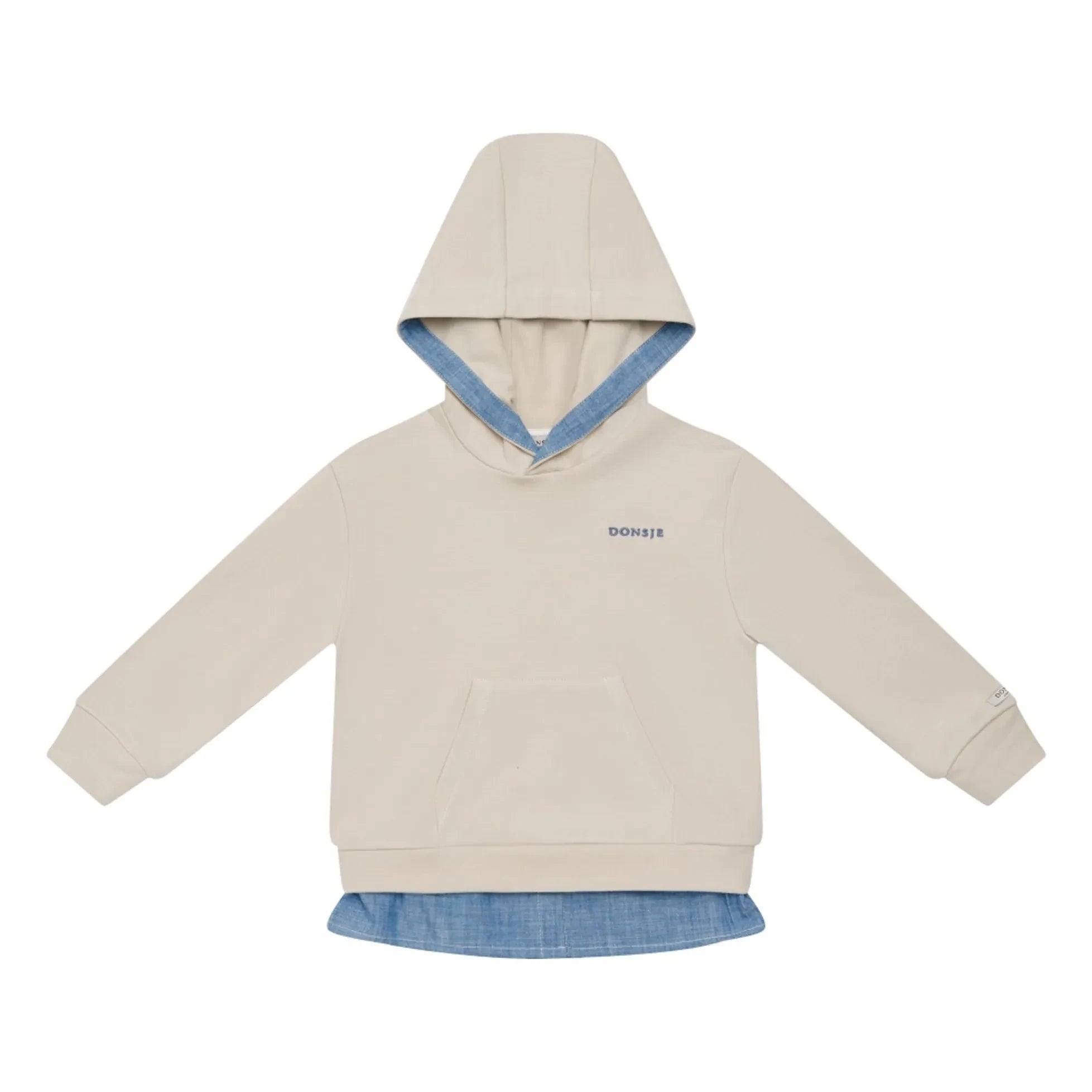 Donsje - Lirian Organik Pamuklu Kapüşonlu Sweatshirt | Ecru