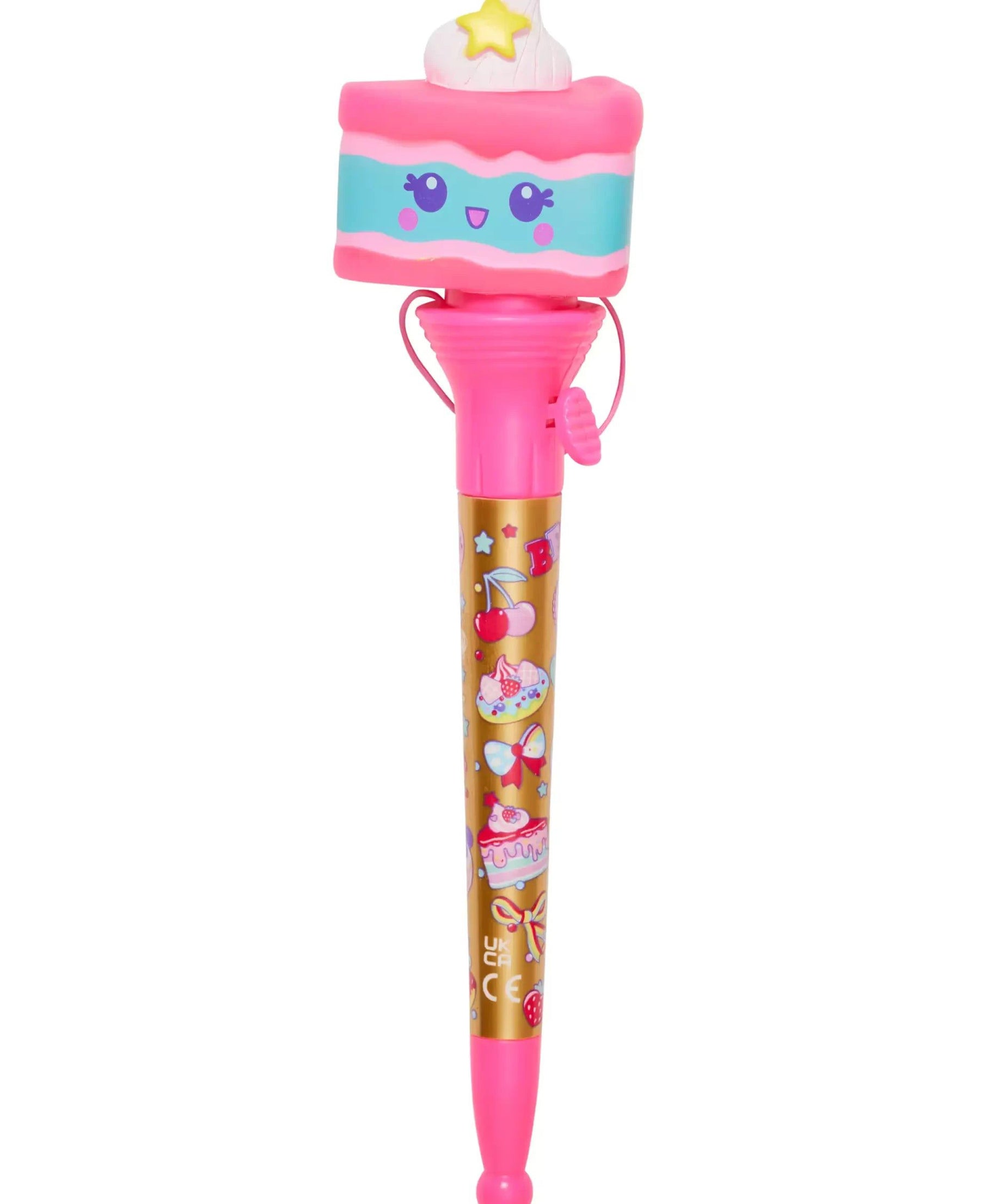 Smiggle - 20. Doğum Günü Hareketli Fırlayan Tükenmez Kalem-Dinossi