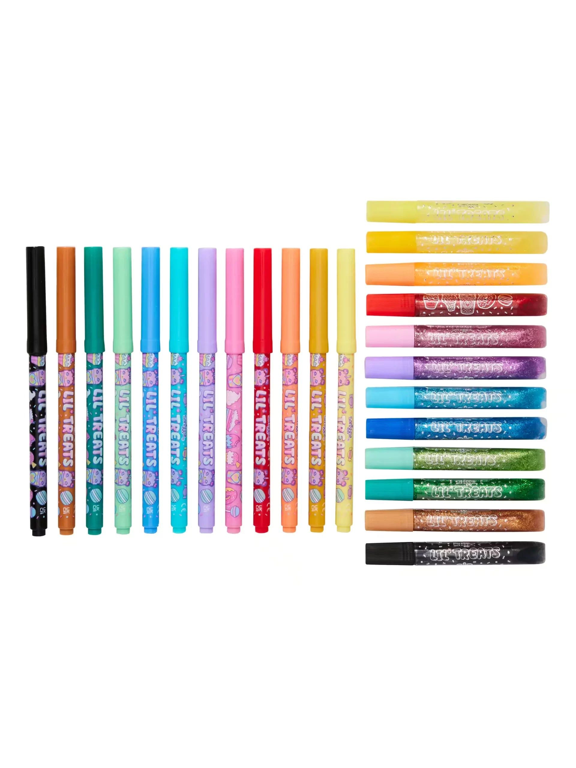 Smiggle - Lil İkramlar Renk ve Işıltı Paketi-Dinossi