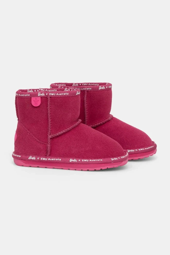 Emu Australia Barbie Wallaby Mini Çocuk Süet Kar Botu