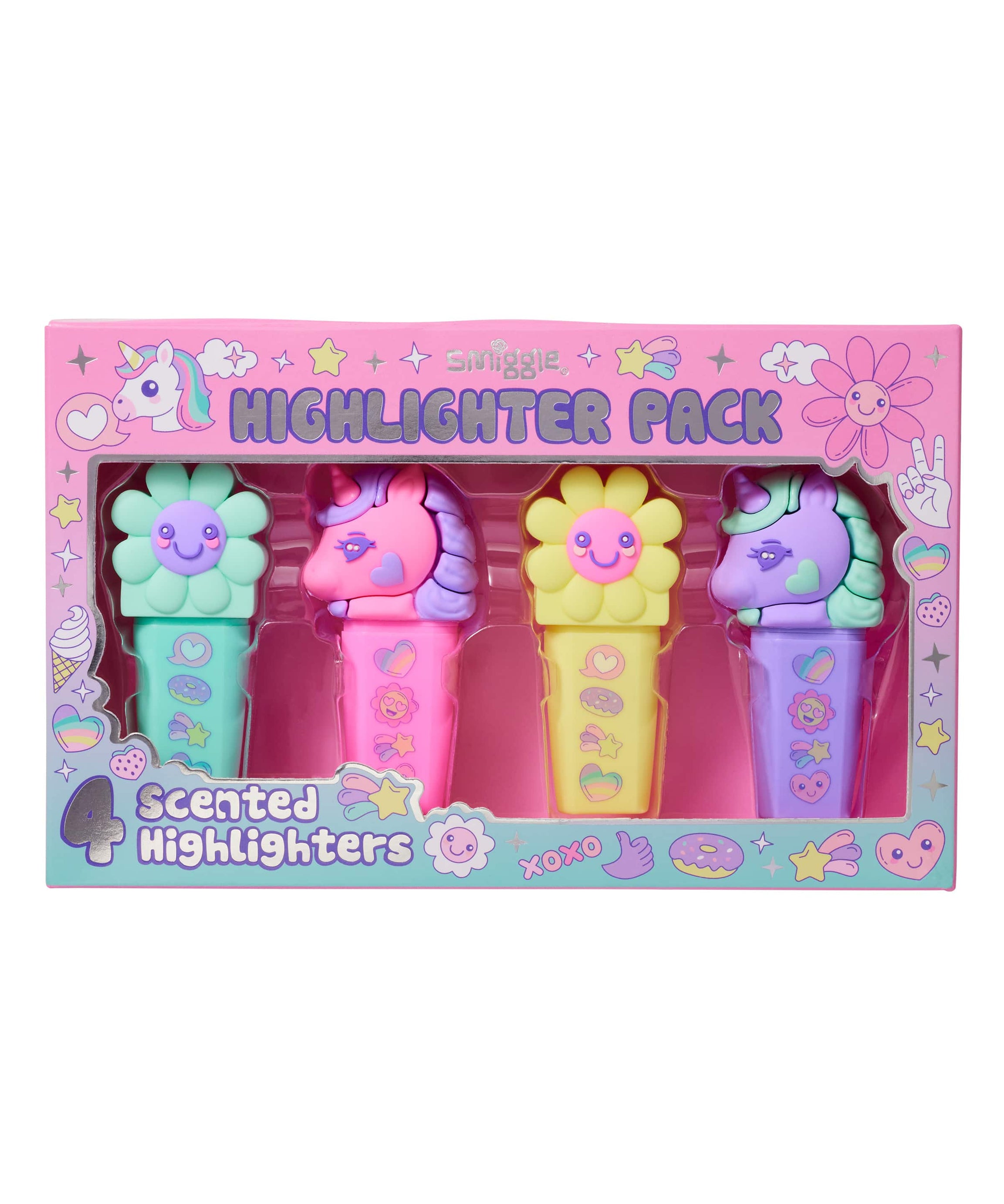 Smiggle - Epic Highlighter Kalem Seti-Dinossi