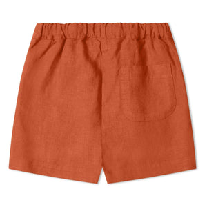 Matona – Klassische Leinen-Shorts | Dunkelblau