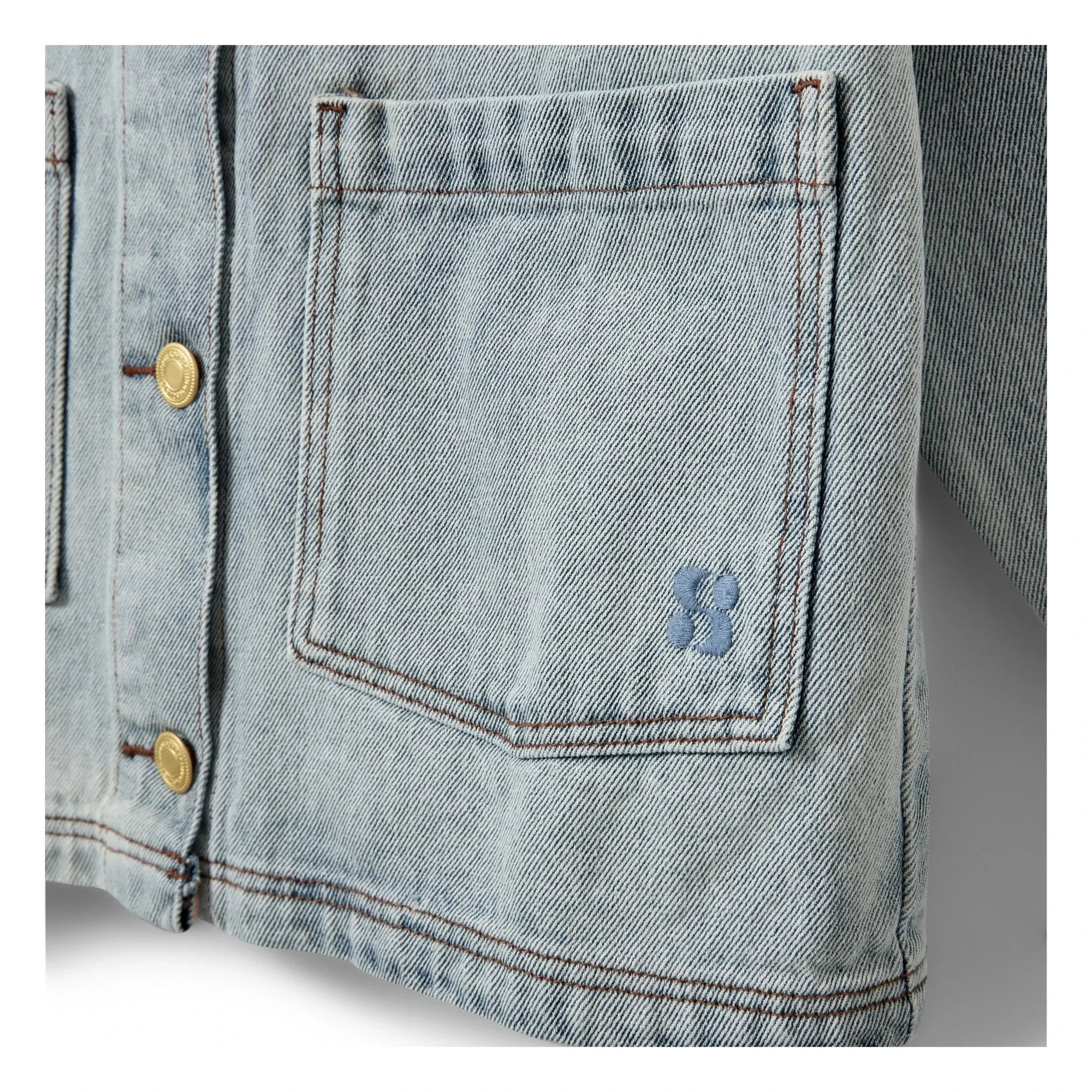 Sofie Schnoor - Lynnsy Denim Ceket | Açık Mavi