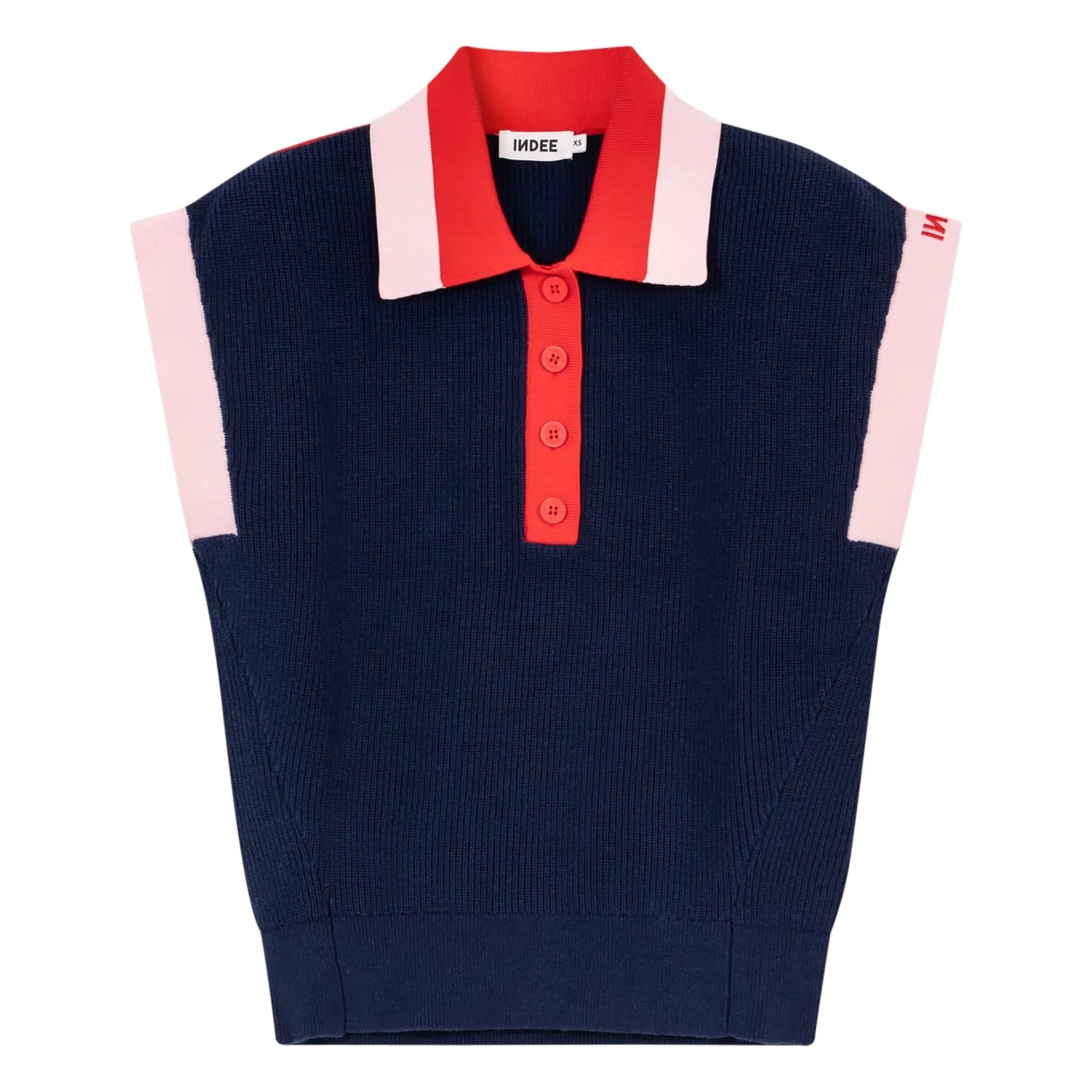 Indee - Valor file polo tişört | Lacivert