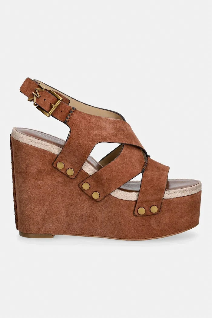 MICHAEL Michael Kors Raven Wedge Sandal Süet Sandalet