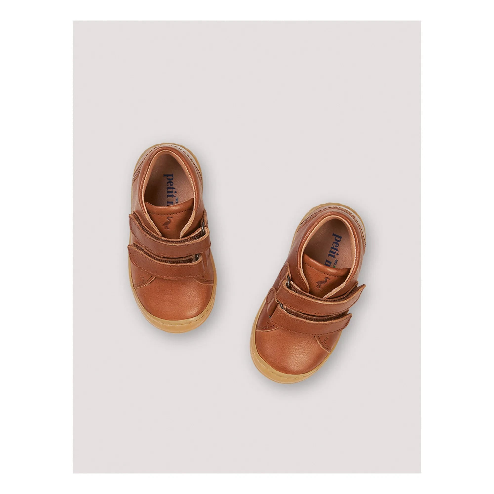 Petit Nord - Casual Velcro Sneakers | Cognac