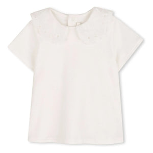 Chloé – T-Shirt aus Bio-Baumwolle | Weiß