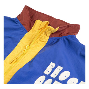 Bobo Choses - Trainingsjacke mit Farbblöcken aus recycelter Faser | Blau