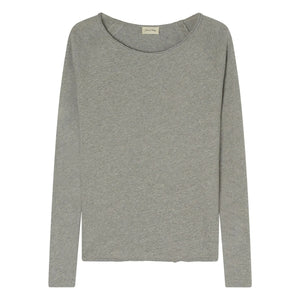 American Vintage - Long Sleeve Boat Neck T-Shirt Sonoma | Heather Gray