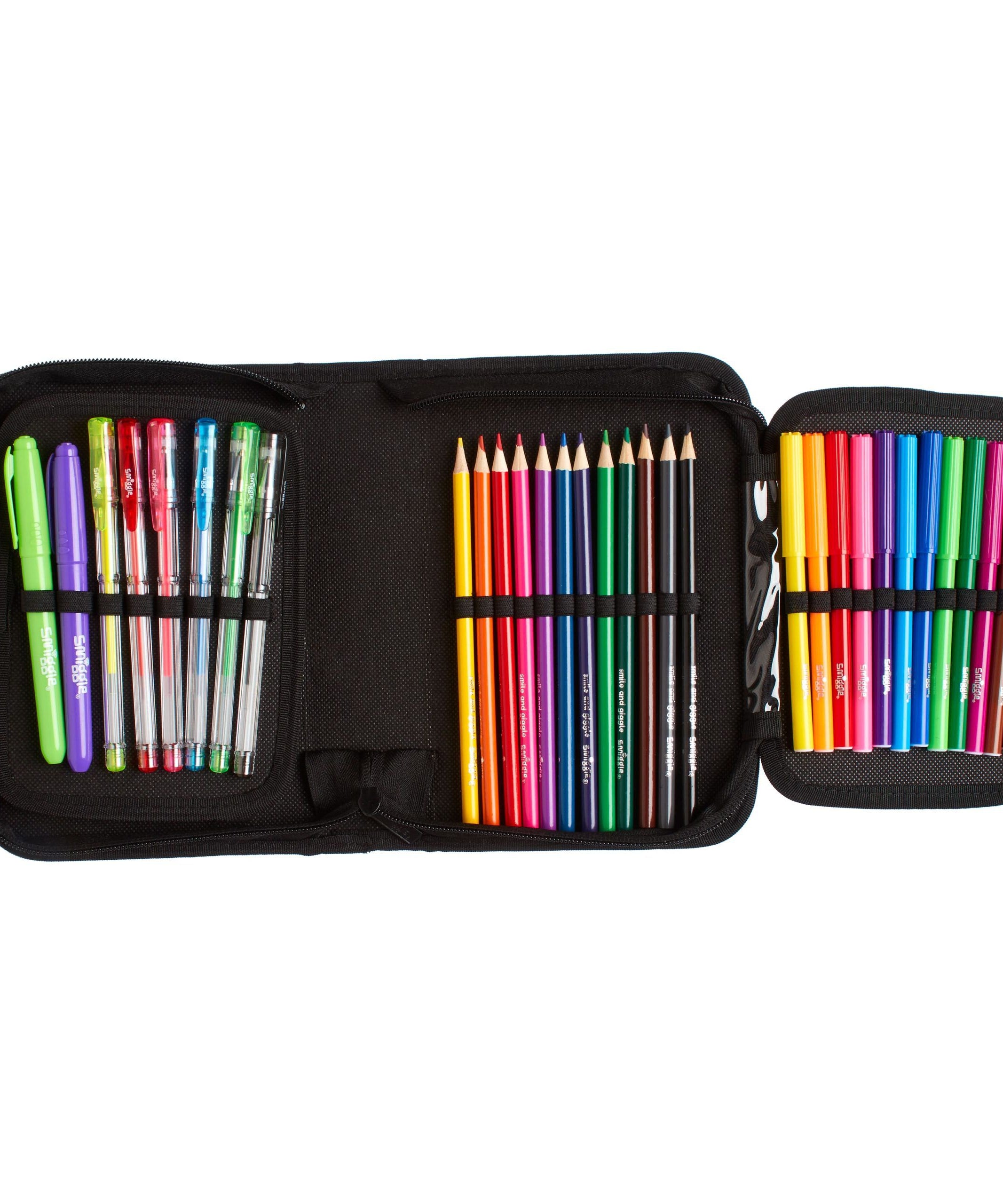 Smiggle - Hey There Vahşi Dinozorlar Boyama Kalemli ve Kalem Kutulu Kırtasiye Seti-Dinossi