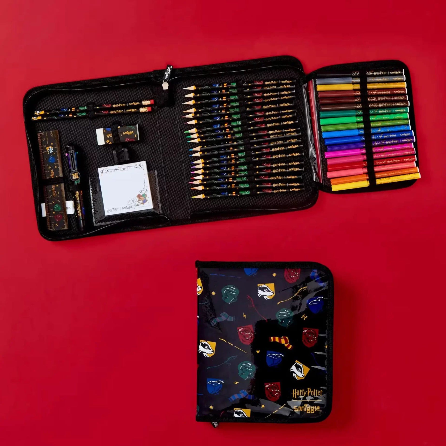 Smiggle -Harry Potter Özel Kalemleri ve Kalem Kutusu Paketi-Dinossi