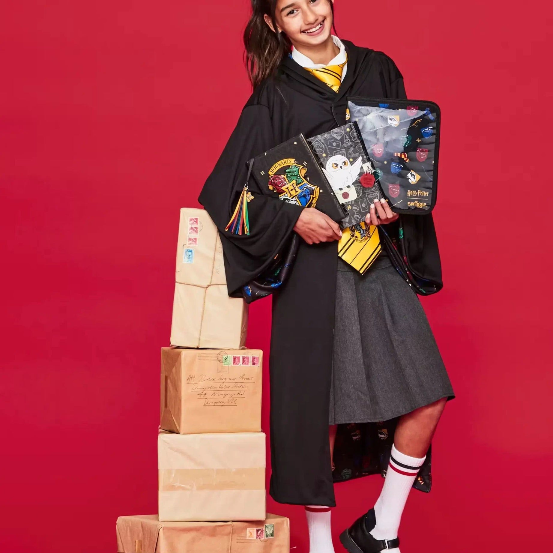 Smiggle -Harry Potter Özel Kalemleri ve Kalem Kutusu Paketi-Dinossi