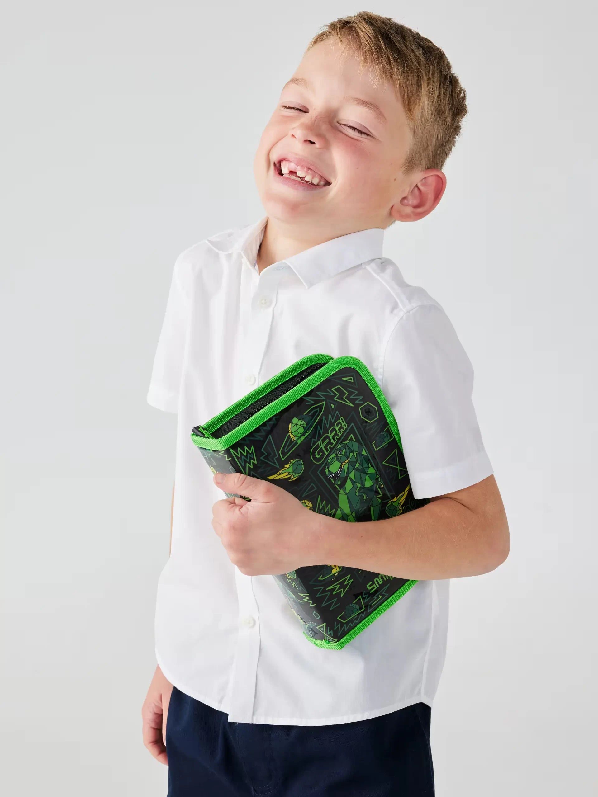 Smiggle - Wild Side Dino Kalem Kutusu ve Kırtasiye Seti-Dinossi