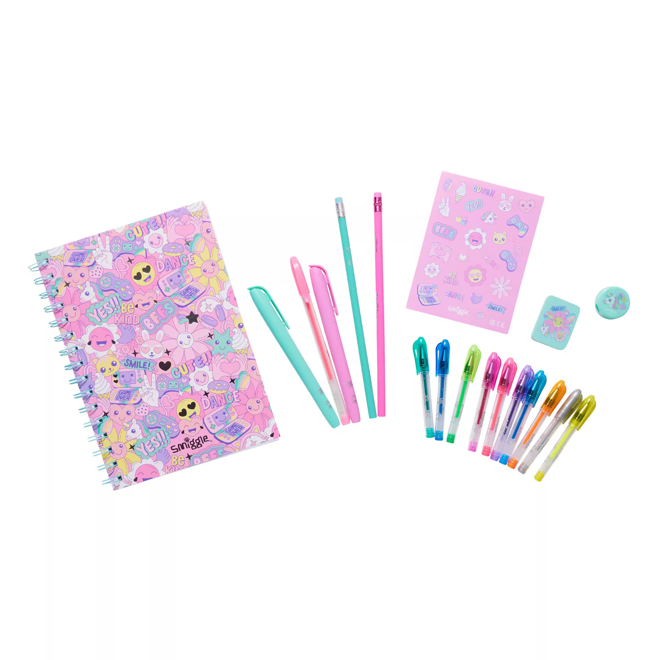 Smiggle - Epic A5 Notebook at Stationery Set